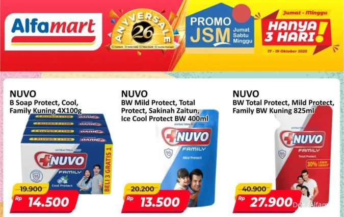 Promo JSM Alfamart Periode 17-19 Oktober 2025, Aneka Sabun Cair Lebih Murah