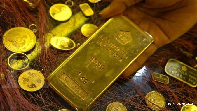 Permintaan China melonjak, emas bergerak naik