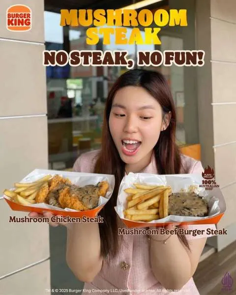 Promo Burger King Mushroom Steak