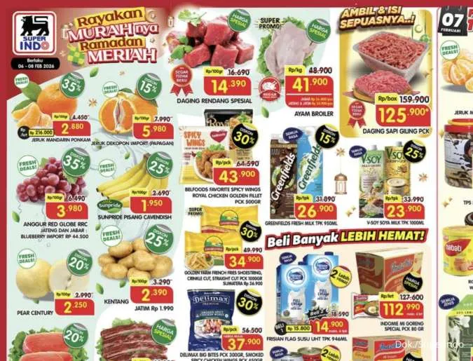 Katalog Promo JSM Superindo Diskon hingga 50% Periode 6-8 Februari 2026