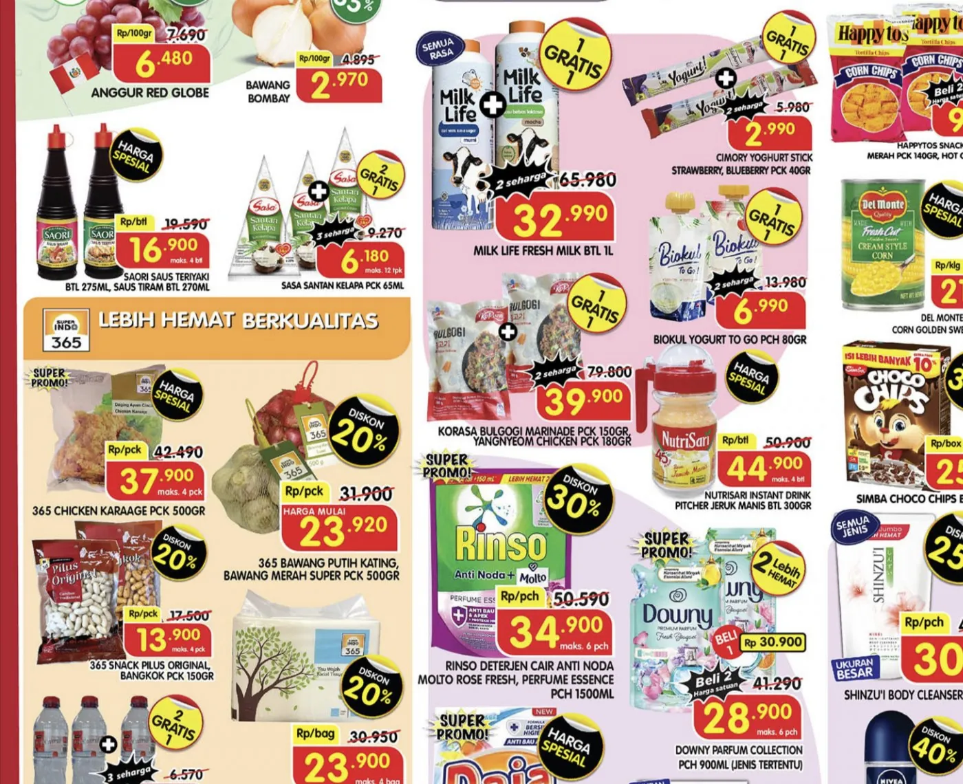 Promo Superindo Weekday Spesial Gajian Periode 26-29 Februari 2024