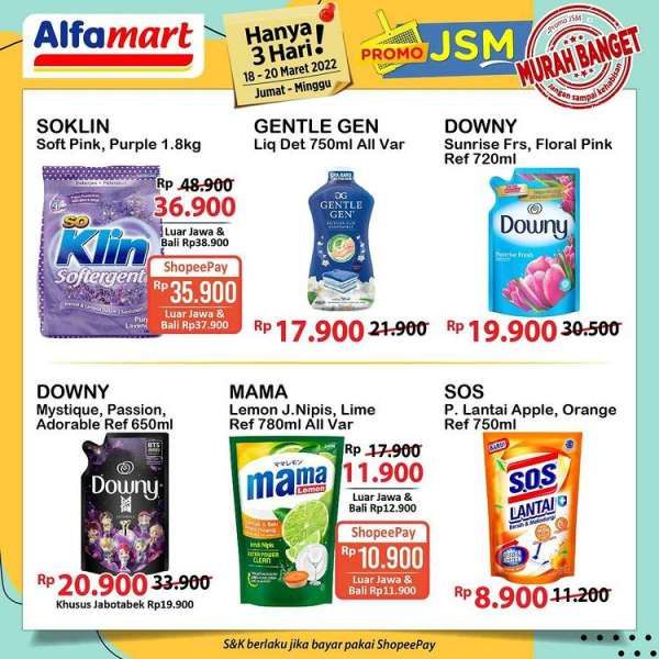 Promo JSM Alfamart Mulai 18-20 Maret 2022