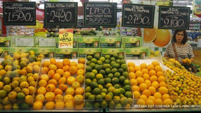 Harga buah-buahan terancam naik di bulan Februari