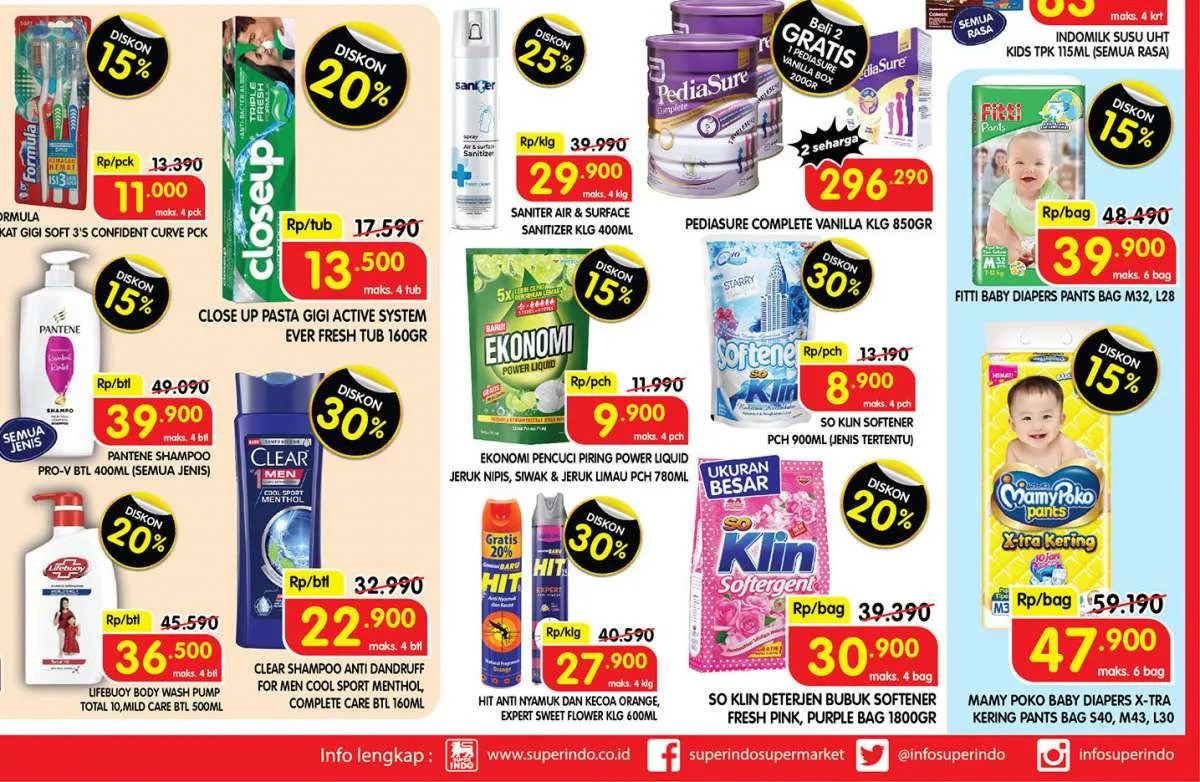 Promo Superindo terbaru di 9 November 2021, beli produk dengan harga lebih murah