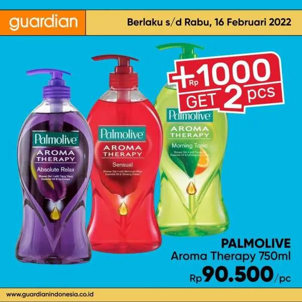 Promo Guardian +1000 Get 2 Pcs Periode 10-16 Februari 2022