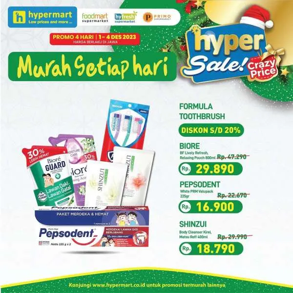 Promo JSM Hypermart Hyper Diskon Weekend Periode 1-4 Desember 2023