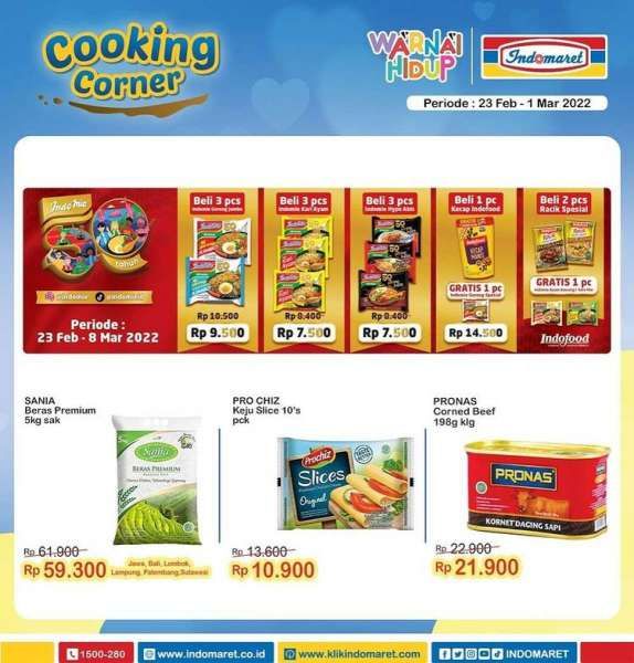 Promo Indomaret Super Hemat Mingguan 23 Februari-1 Maret 2022