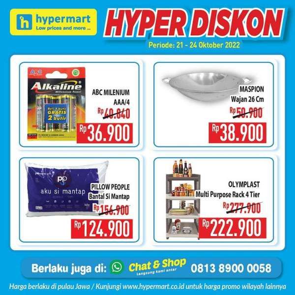 Promo JSM Hypermart 21-24 Oktober 2022