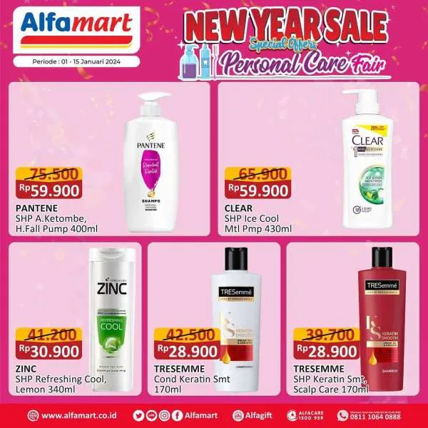 Promo Alfamart Personal Care Fair Periode 1-15 Januari 2024