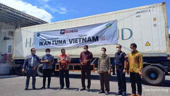 Kemendag lepas 27 ton ikan tuna sirip kuning ke Vietnam