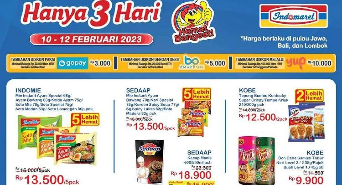 Katalog Promo JSM Indomaret 11 Februari 2023, Penuhi Produk Kebutuhan Harian