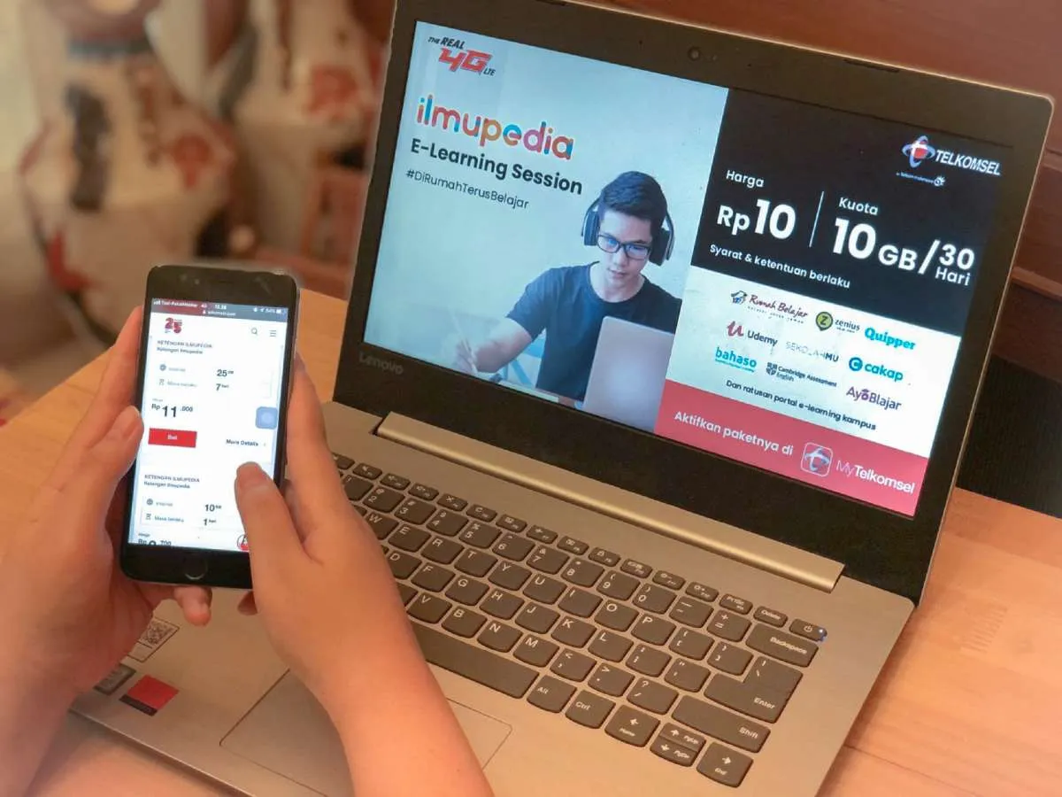 Telkomsel tawarkan paket data belajar 10 GB cuma Rp 10, paket lain diskon 50% 