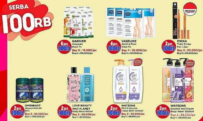 Promo Watsons Weekend Special Periode 15-18 September 2022