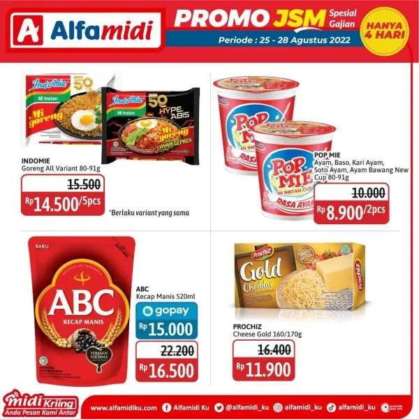 Promo JSM Alfamidi Spesial Gajian Periode 25-28 Agustus 2022