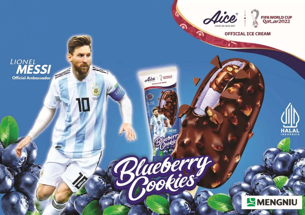 Kolaborasi Aice-Lionel Messi Hadirkan Es Krim Kekinian untuk Gen-Z & Milenial 