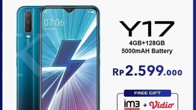 vivo y17 ram 4 128gb