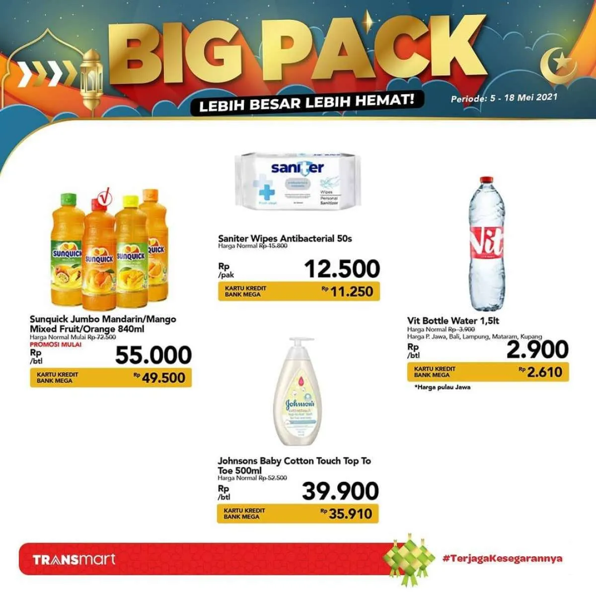 Simak promo Transmart Carrefour 15 Mei 2021, penawaran Big Pack saat weekend!