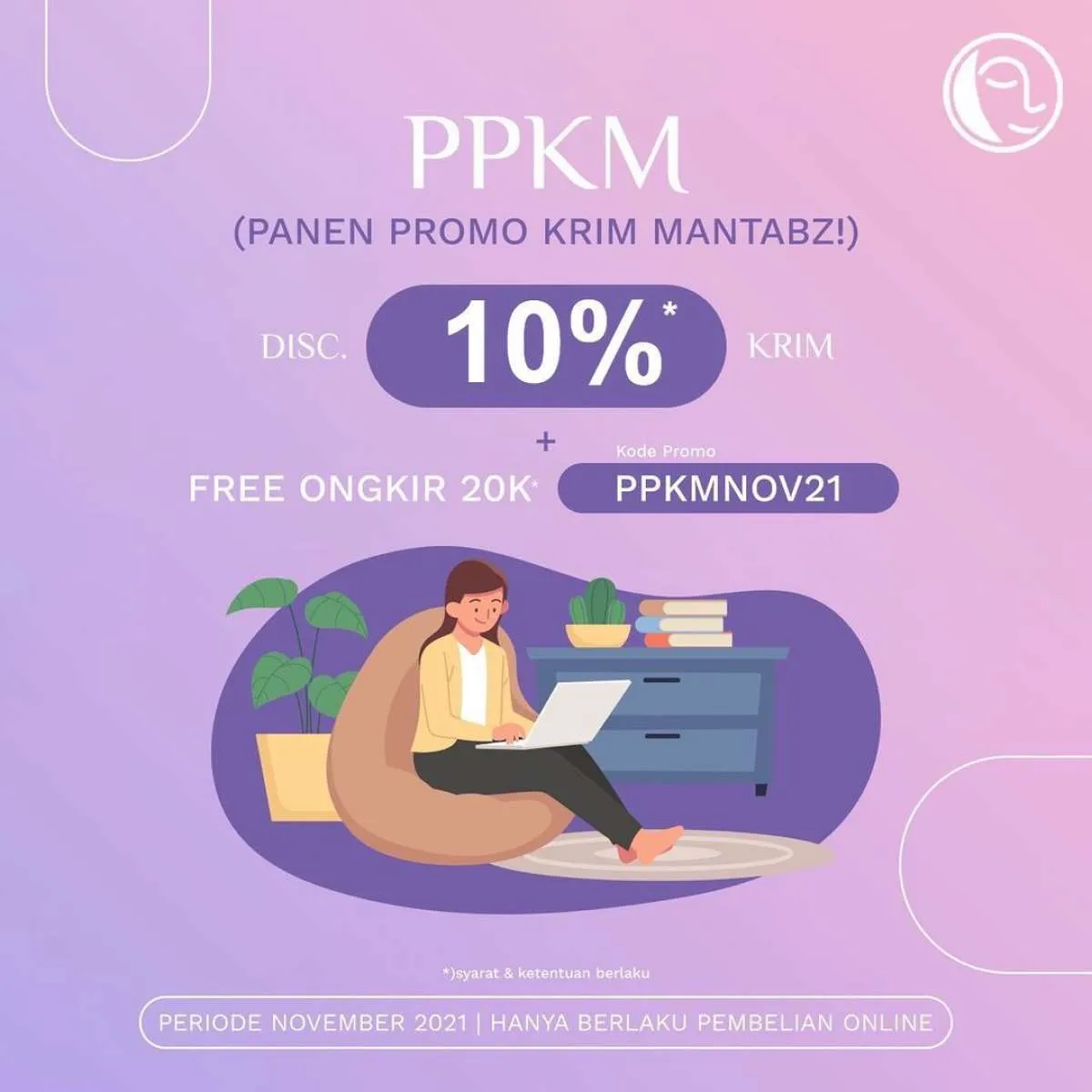Promo PPKM Periode November di Klinik Natasha, Beli Krim Diskon 10% dan Gratis Ongkir