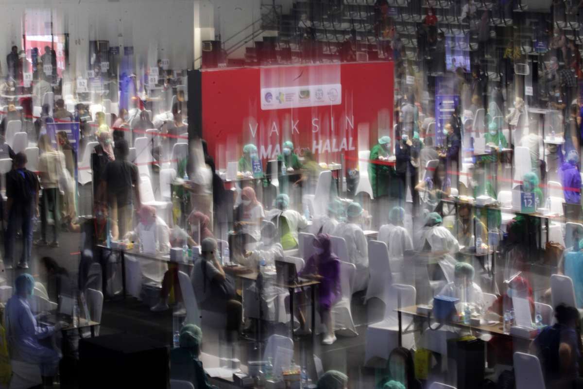 Vaksinasi awak media tahap kedua