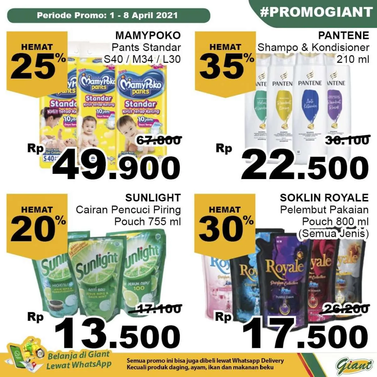 Simak promo JSM Giant 4 April 2021, diskonan mulai 10%-45%!