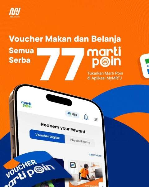 Voucher di Aplikasi MRT Jakarta
