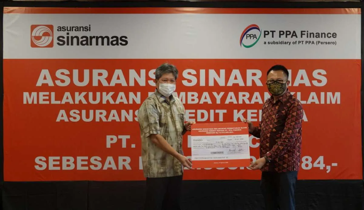Asuransi Sinar Mas bayar klaim asuransi kredit Rp 12,53 miliar ke PPA Finance