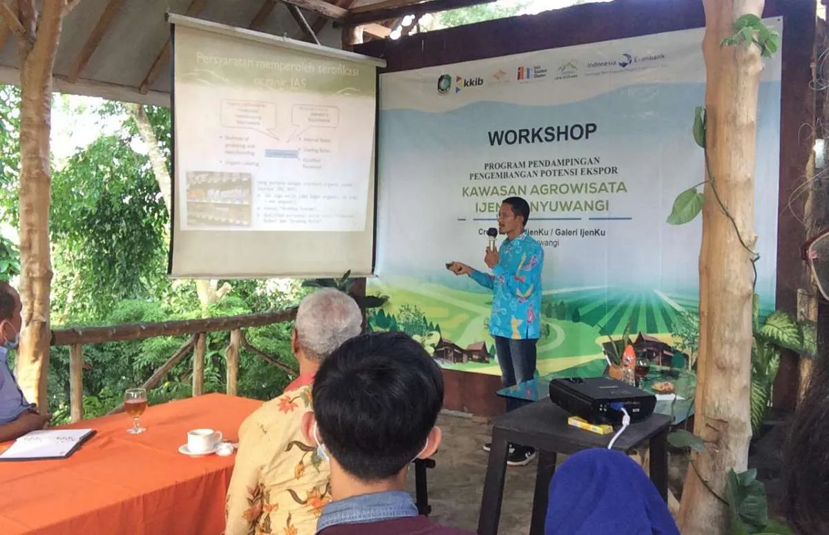 Eximbank beri pelatihan sertifikasi bagi petani di kawasan Agrowisata Ijen Banyuwangi