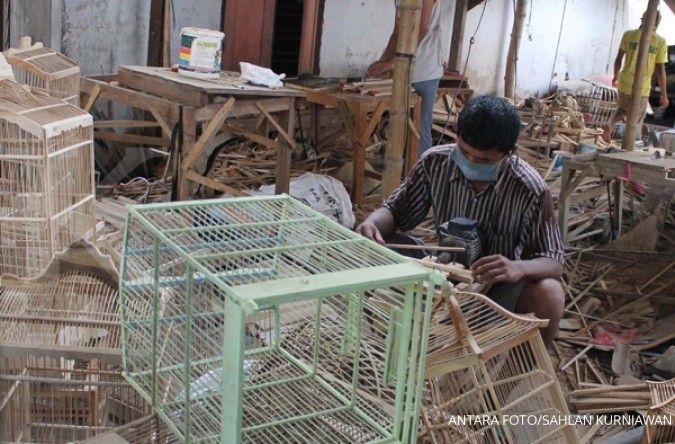 Banjar Negeri, pemasok sangkar burung di Sumatera