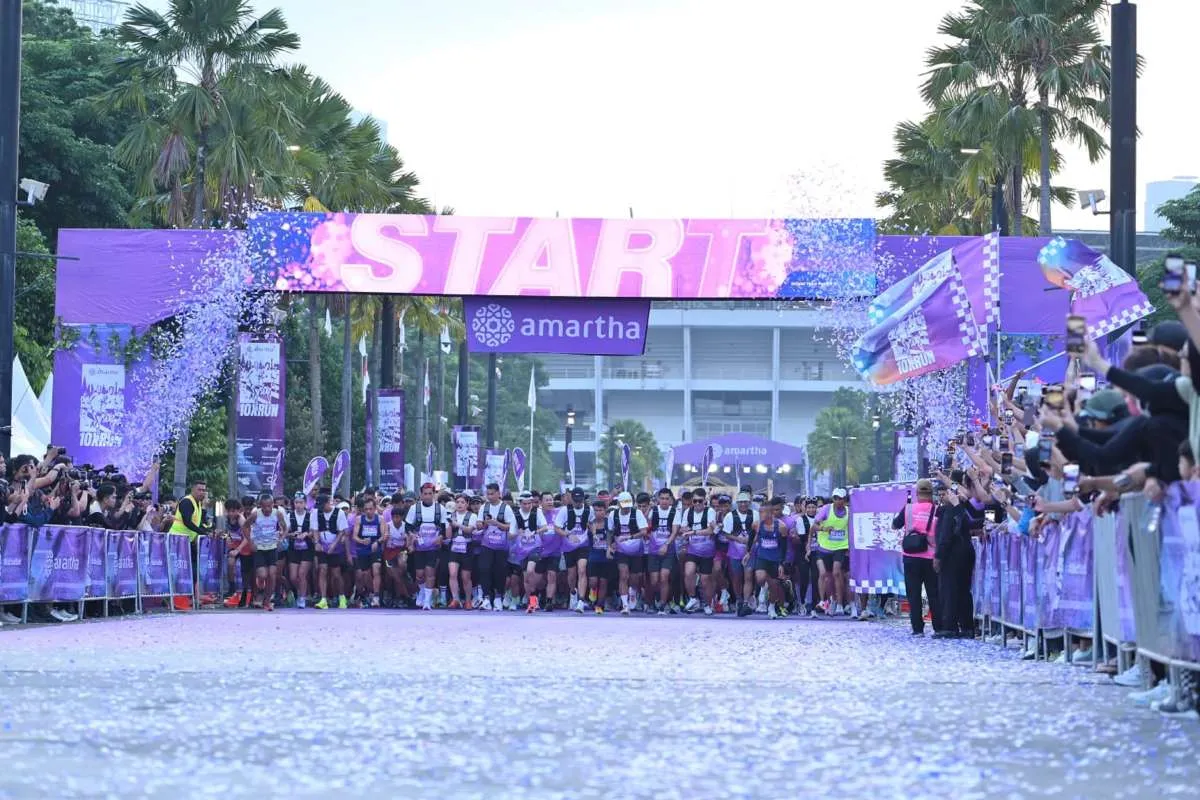 Amartha 10X Run 2025 Dipadati Lebih dari 5.000 Peserta Lari