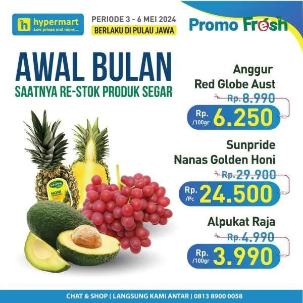 Promo JSM Hypermart Hyper Diskon Weekend Periode 3-6 Mei 2024