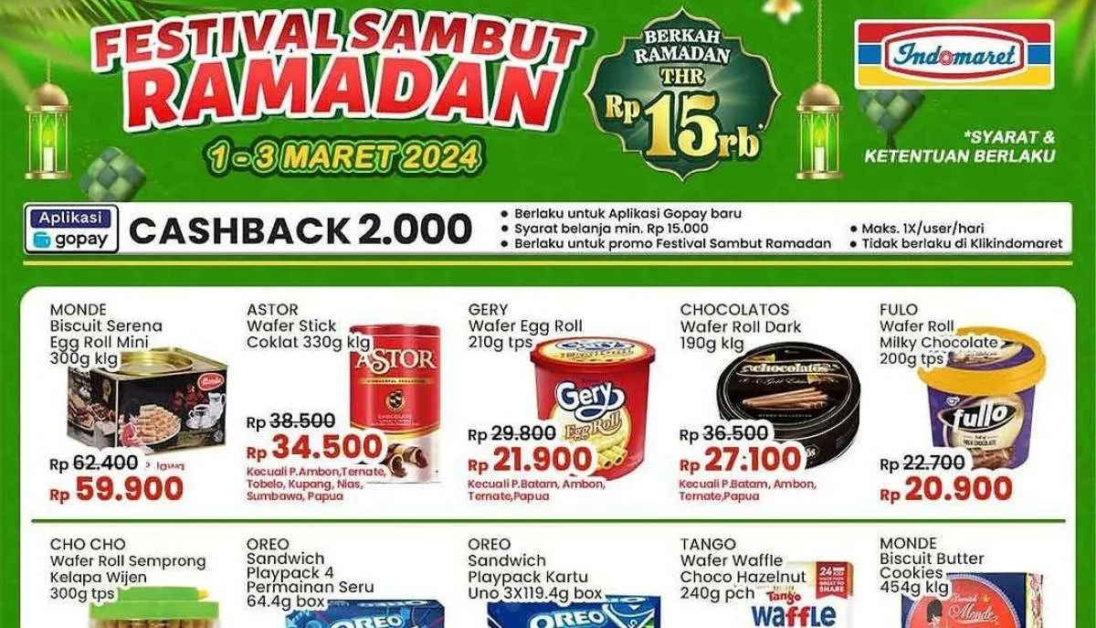 Promo JSM Indomaret Minggu 3 Maret 2024, Hari Terakhir Promo Festival Sambut Ramadhan