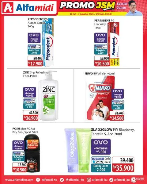 Promo JSM Alfamidi Hanya 4 Hari Periode 31 Juli-3 Agustus 2025
