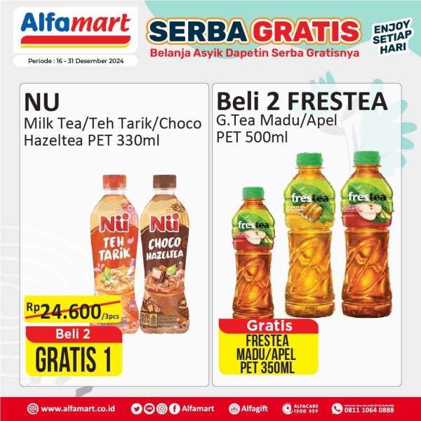 Promo Alfamart Serba Gratis 16-31 Desember 2024