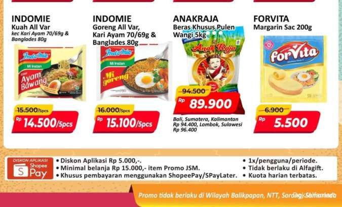 Promo JSM Alfamart Gantung Akhir Tahun 2025, Mie & Beras Lebih Hemat