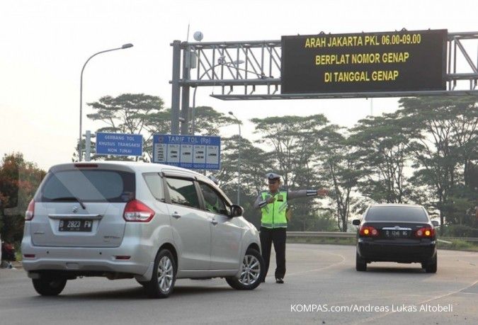 Ganjil-genap di Jakarta tak berlaku selama masih libur Lebaran