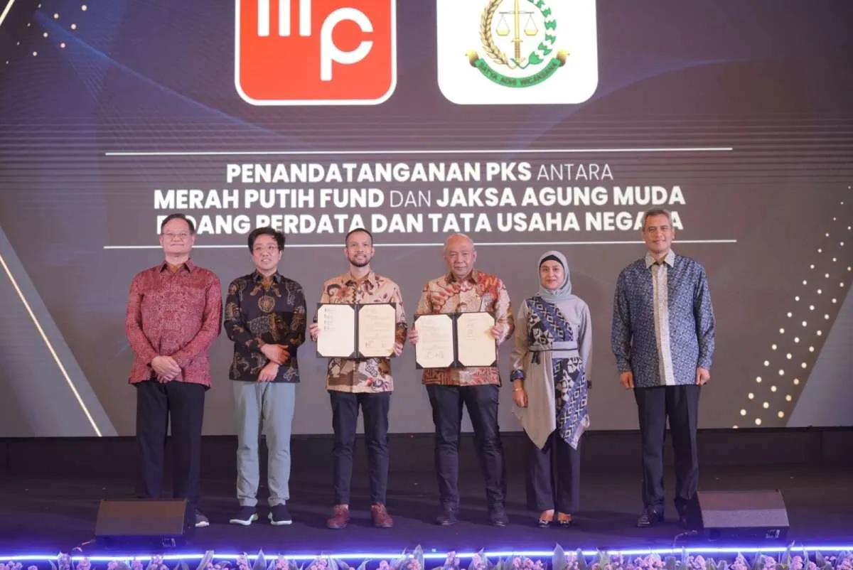 Jamdatun Resmikan Kerja Sama dengan Merah Putih Fund 