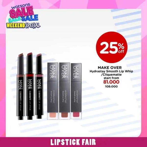 Promo Watsons Weekend Special Periode 7-10 April 2022