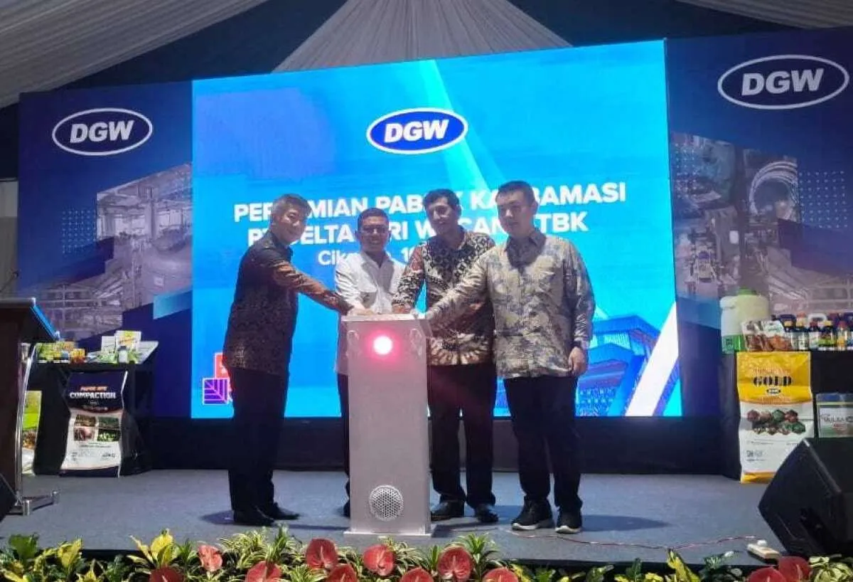 Siap Ekspansi Global, Delta Giri Wacana (DGWG) Resmikan Pabrik Karbamasi