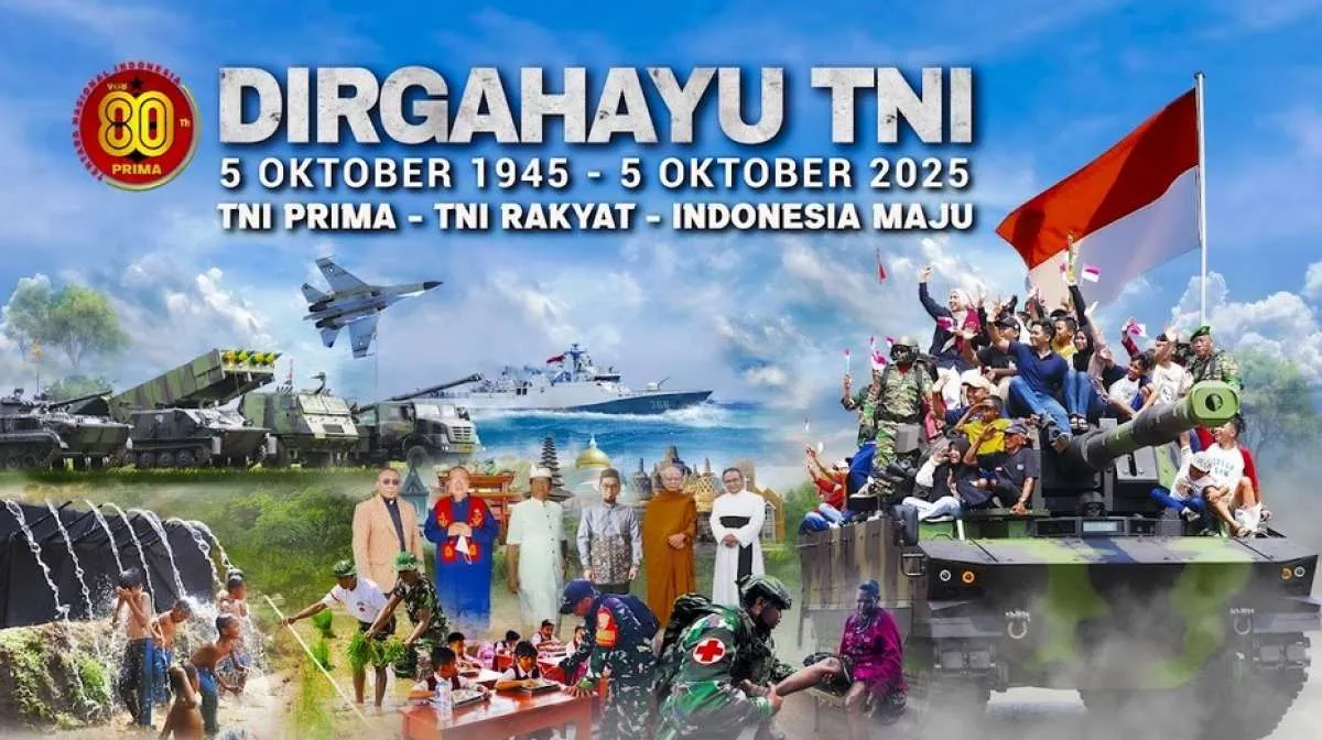 30 Link Twibbon HUT ke-80 TNI 2025 untuk Tunjukkan Semangat Juang