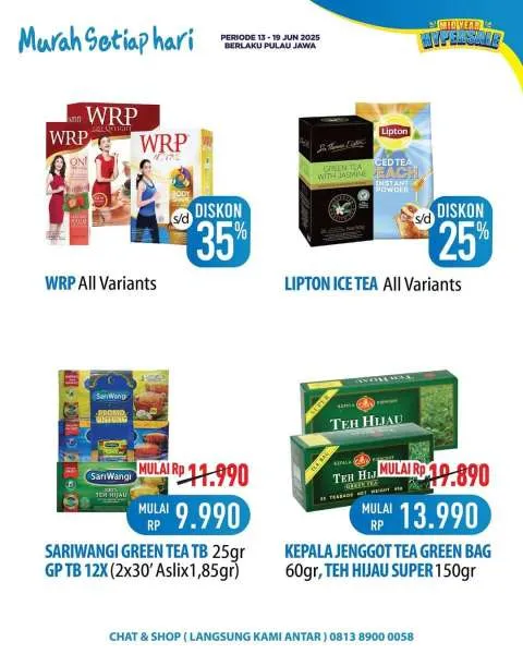 Promo JSM Hypermart Hyper Diskon Weekend Periode 13-16 Juni 2025