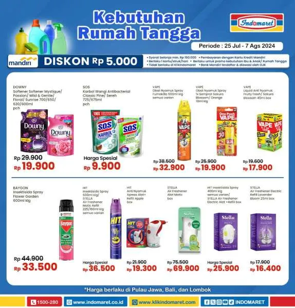 Promo Indomaret Super Hemat Periode 25 Juli-7 Agustus 2024