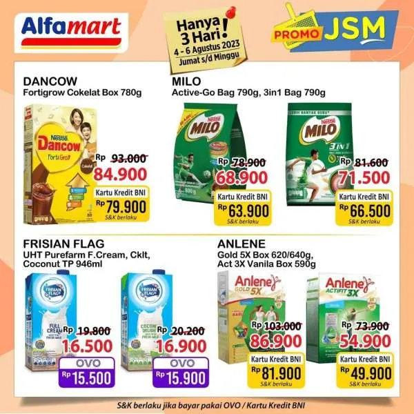 Katalog Harga Promo JSM Alfamart 4-6 Agustus 2023