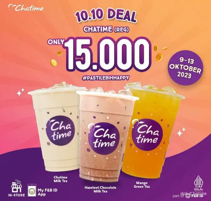 Promo 10.10 Chatime