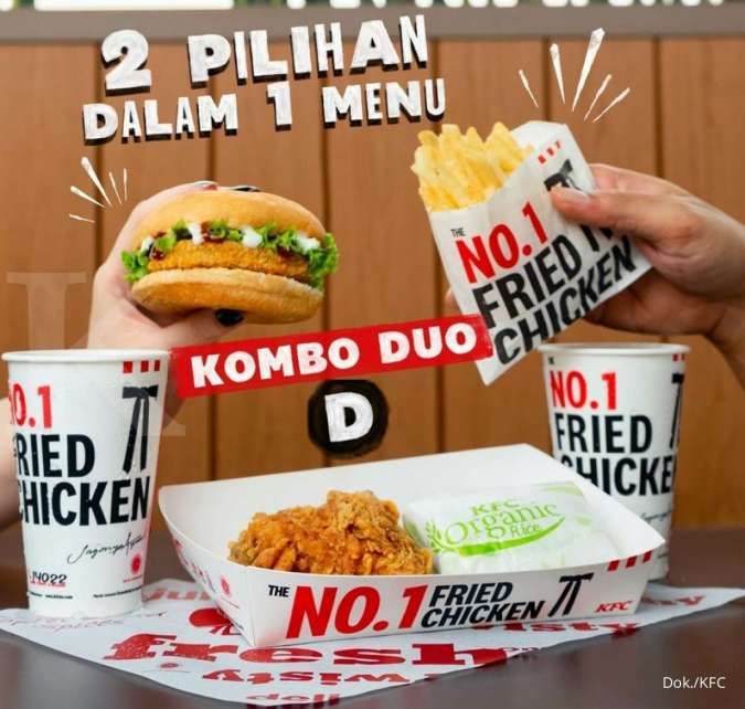 Promo KFC Ada Berbagai Paket Pilihan dari Kombo Duo D hingga Mega Kombo