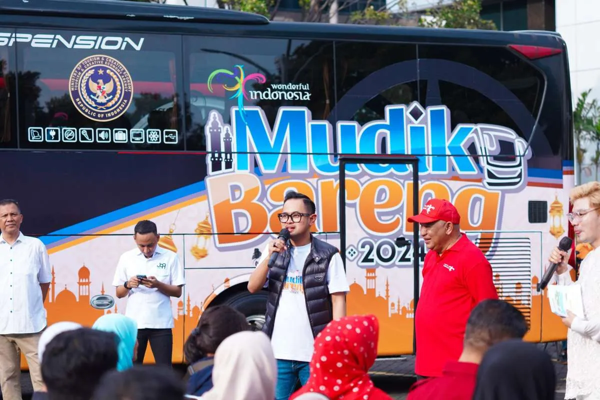 Buruh Jahit Akhirnya Pulang Kampung Gratis lewat Program Mudik Bareng MS GLOW 2024