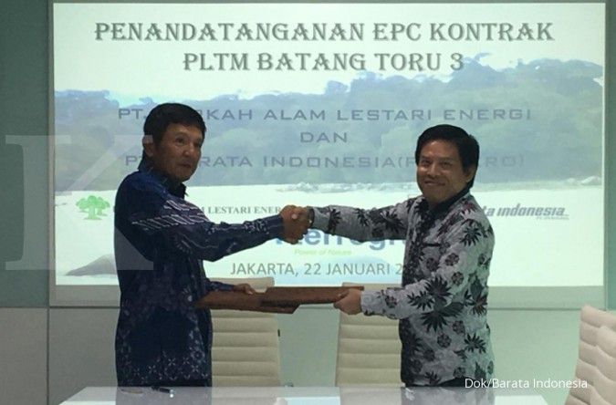 Barata Indonesia akan bangun dua PLTM di Sumatera Utara