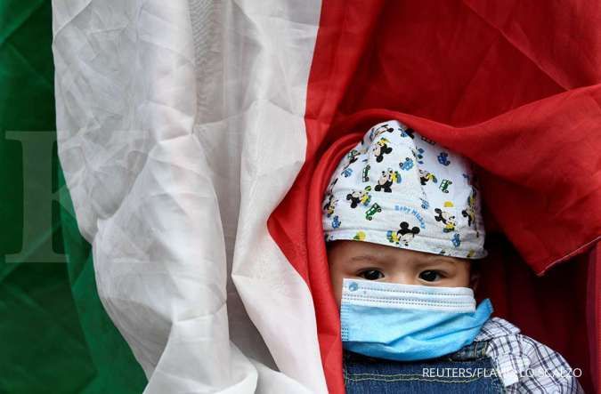Kian melambat, Italia catat kasus harian virus corona terendah