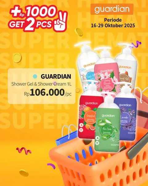 Promo Guardian Super Hemat Periode 16-29 Oktober 2025