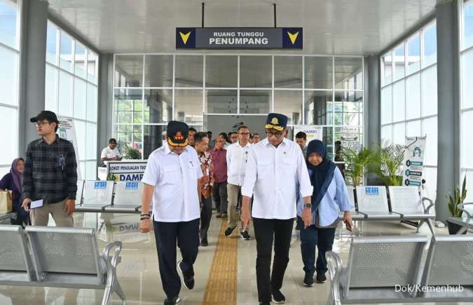 Jelang Diresmikan, Menhub Tinjau Terminal Tipe A Pakupatan