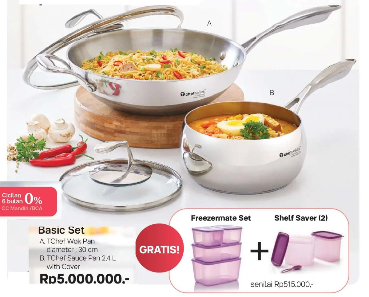 Peralatan dapur harga murah di katalog promo Tupperware April 2021